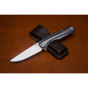 Складной нож М398 №10 3D карбон черный