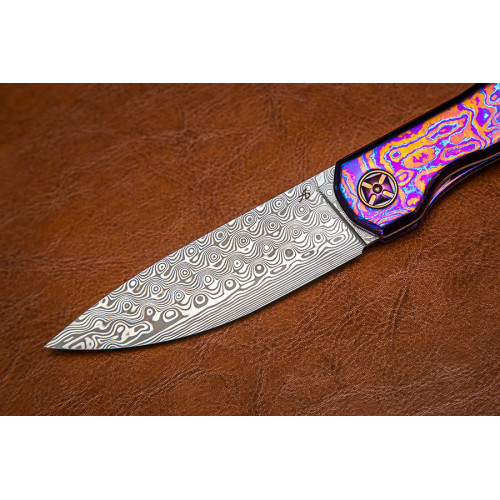 Складной нож №15 Damasteel