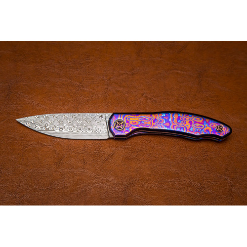 Складной нож №15 Damasteel