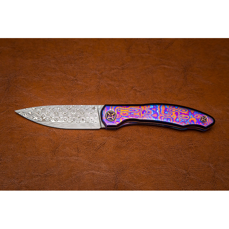 Складной нож №15 Damasteel