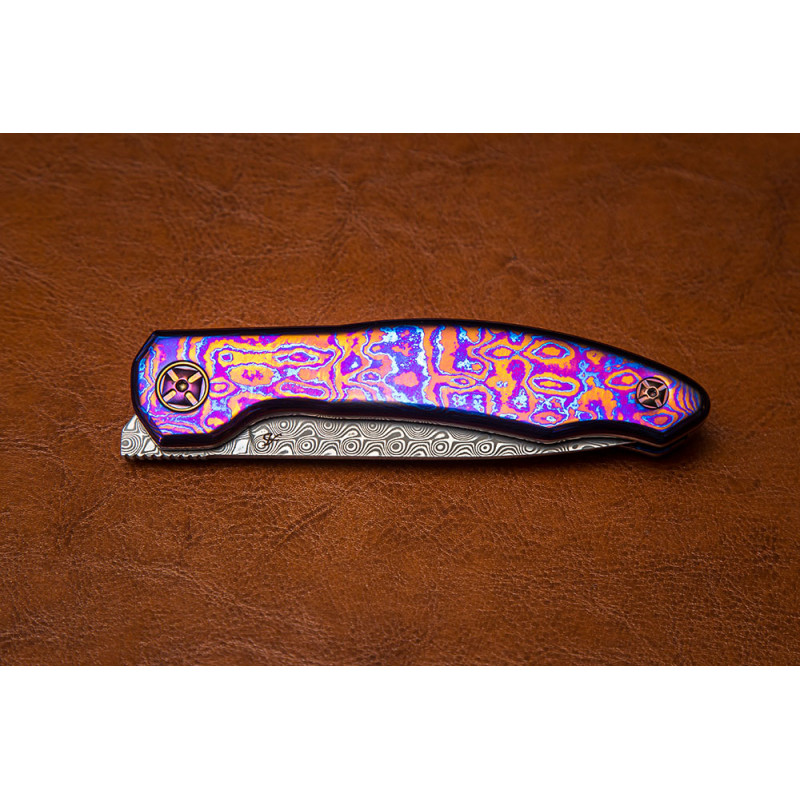 Складной нож №15 Damasteel