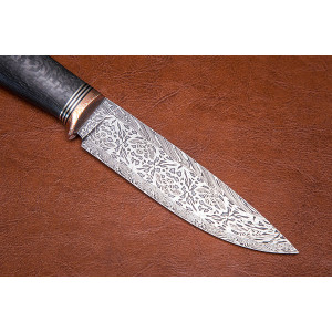 Нож №1 мозаичный дамаск