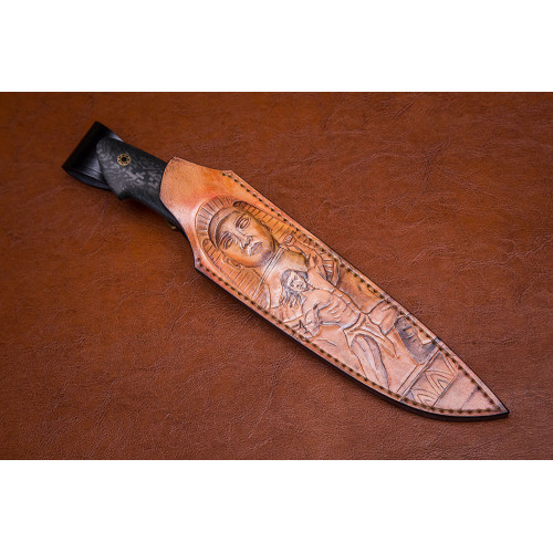 Нож №1 мозаичный дамаск