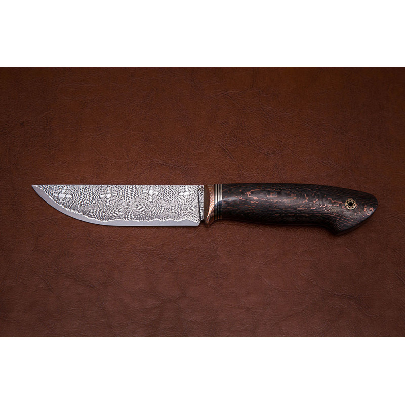 Ламинат в нержавеющем дамаске