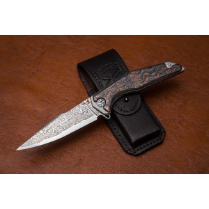 Складной нож М398 ламинат №55